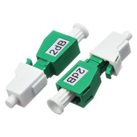 شراء LC / APC وضع واحد المخفف 2dB / 5dB ذكر - أنثى مع اللون الأخضر online manufacture