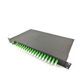 شراء 19 '' رف جبل نوع الألياف البصرية إنهاء مربع 18 قنوات CWDM Mux و Demux مع E2000 APC online manufacture