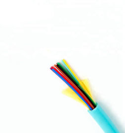شراء FTTH 12 الألياف البصرية كابل متعدد الألوان حسب الطلب اللون OM3 التوزيع في الأماكن المغلقة online manufacture