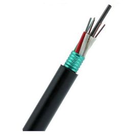 شراء الوضع المتعدد / وحيد وضع الألياف البصرية كابل GYTS PVC / LSZH المواد 1 سنة الضمان online manufacture