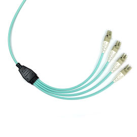 شراء CPR 8 Fibers Elite Breakout Mpo Fiber Cable MPO Female to LC OM3 LSZH Type B online manufacture