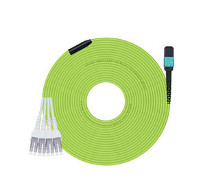 شراء 8 Core PVC 3.0mm MPO MTP Cable 850nm 953nm 1300nm الطول الموجي online manufacture