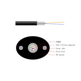 شراء FTTH الألياف البصرية كابل لهب LSZH غمد هيكل الدعم الذاتي online manufacture