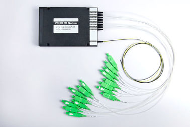 شراء 8 قناة الألياف البصرية WDM معدد SC UPC CWDM Mux / Demux مجموعة ABS وحدة online manufacture