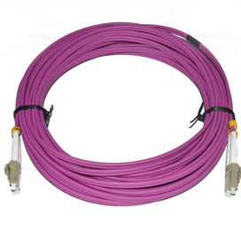 شراء بولي كلوريد الفينيل المواد الألياف البصرية التصحيح الحبل 10 متر طول LC ​​DX MM 2.0 القطر ل CATV online manufacture