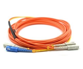شراء MCP SC PC إلى SC UPC المزدوج 62.5 / 125 الألياف البصرية وضع تكييف الحبل التصحيح 3meter online manufacture