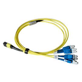 شراء 8 MTP الألياف إلى Uniboot 4 X LC MTP جذع كابل Mpo إلى Lc اندلاع الكابل online manufacture