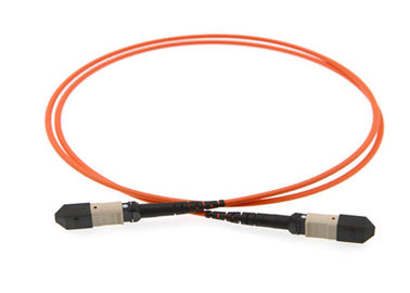 شراء MPO TO MPO Patch Cord Trunk MPO MTP Cable 8/12/24 Fiber Core online manufacture