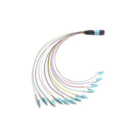 شراء 12 F MTP - LC الألياف البصرية MTP MPO اندلاع 0.9 مم كابل ل MPO كاسيت وحدة مربع online manufacture
