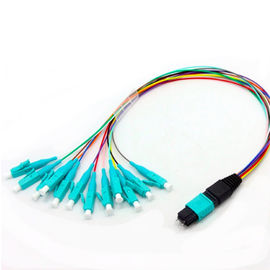 شراء 12F انخفاض فقدان الإدراج MPO MTP كبل MTP أنثى إلى ST APC وضع واحد اندلاع كابل online manufacture