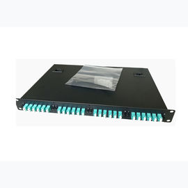 شراء لوحة تصحيح الألياف البصرية 1u 19 ، SC / FC / ST / LC 48 لوحة التصحيح كابل الألياف البصرية online manufacture