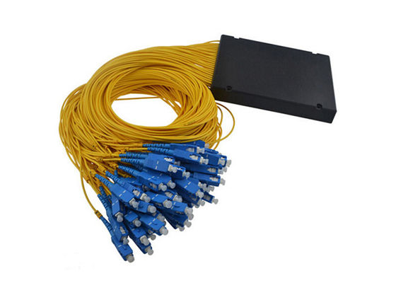 شراء 1x64 ABS Box Type PLC Fiber Optic Splitter مع وصلة SC لشبكات الوضع الواحد online manufacture