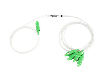 شراء موصل مقسم الألياف الضوئية من نوع PLC صغير الحجم 1x4 مع موصل SC/APC لأنظمة FTTX وشبكات LAN online manufacture