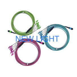 شراء Mtp اندلاع كابل MPO 24 موصل / الاتصال MPO كاسيت لوحة التصحيح online manufacture
