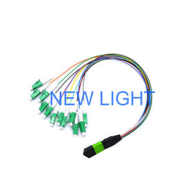 شراء PVC / LSZH المواد MPO MTP كابل ، طول مخصص الألياف البصرية التصحيح الحبل online manufacture