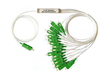 شراء 1 في 16 خارج مصغرة نوع PLC الألياف البصرية الفاصل مع SC موصل online manufacture