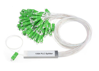 شراء الألياف البصرية الخائن الفاصل 1 في 64 خارج البسيطة نوع PLC 1x64 مع SC موصل online manufacture