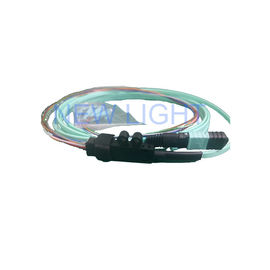 شراء 8F MPO إلى LC كبل MM أنثى 50 / 125um PVC 3.0mm mpo 24 كابل ليفي online manufacture