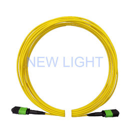 شراء 2M (6ft) MPO أنثى موصل البلوز / OS2 24 كور وضع الألياف البصرية وضع واحد online manufacture
