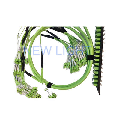 شراء 12 النواة الإناث MPO إلى LC Fanout Fiber Optic Patch Cord مع 3.0mm قطر MPO كابل MTP online manufacture