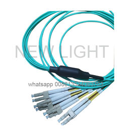 شراء LC Uniboot Branch MPO MTP Cable / OM3 OM4 40G 100G Mpo Patch Cable online manufacture
