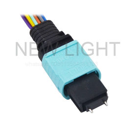 شراء MTP أنثى إلى LC MPO MTP Cable 8 - STRAND OM3 50µM PLENUM 18 '' 2mm Breakout online manufacture