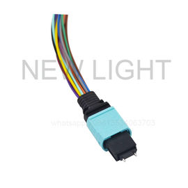 شراء OEM MPO MTP Cable OM3 مستقيم 10GB ، Multimode 50/125 الألياف البصرية كابل التصحيح online manufacture
