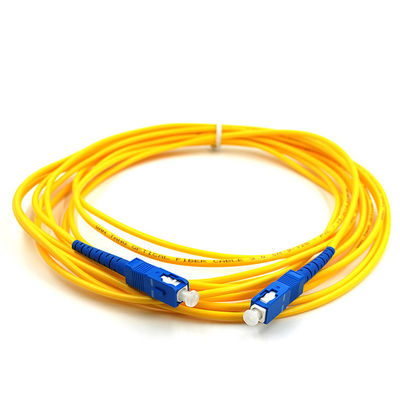 شراء IEC Standard SC Fiber Optical Patch Cord مع سترة LSZH وتصنيف قابلية للاشتعال لتطبيقات الشبكة online manufacture
