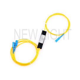 شراء 1x2 1x4 1x8 1x16 plc الفاصل الألياف البصرية / وضع واحد الألياف البصرية الخائن الصوت online manufacture