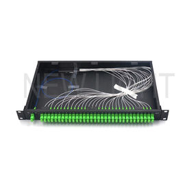 شراء LC SC FC E2000 الفاصل الإدخال البصري ، الفاصل البصري نوع الرف 1x32 online manufacture