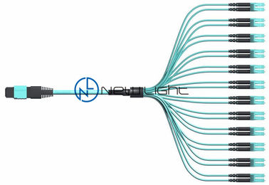 شراء 1300nm 24 كابل الألياف MPO MTP ذكر أو أنثى فقدان الإدراج 0.5dB online manufacture