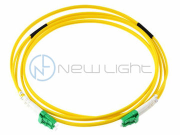 شراء كابل الألياف الضوئية الأخضر LC APC SM G657A2 9 / 125um سلك الألياف البصرية الداخلية online manufacture