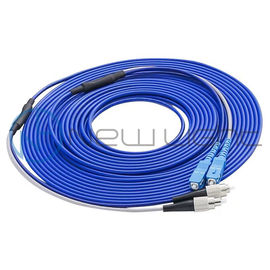شراء 5m OM4 12 Core Female MPO / MTP - MPO Optical Fiber Patch Cord LSZH 3.0 Magenta Cable online manufacture
