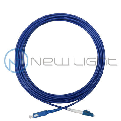 شراء SC APC إلى LC Anti-Rat Metal Steel Fiber Optic Patch Cord مع G652D Core Armored Cable online manufacture
