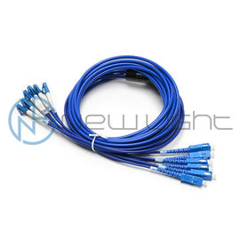 شراء 4F وضع واحد 9 / 125um مروحة خارج 1 متر مدرعة الحبل الألياف البصرية التصحيح online manufacture