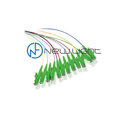 شراء كابل ضفيرة وقفزات الألياف الضوئية أحادية الوضع بـ 12 شعيرة وسمك 0.9 مم للاتصال عالي الأداء online manufacture