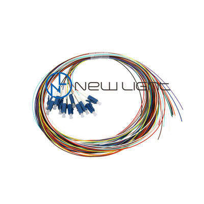 شراء الاتصالات السلكية واللاسلكية 12 كور 1.5M 0.3dB LC الألياف البصرية ضفيرة online manufacture