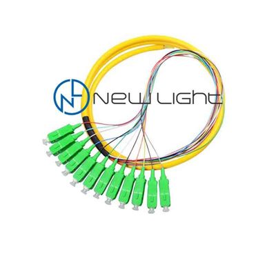 شراء 2m 7ft LC UPC Simplex OS2 Yellow Fiber Optic Cable online manufacture