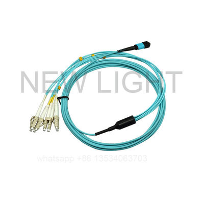 شراء سترة PVC 12F أنثى إلى ذكر 3.5 مم OM3 OM4 MPO MTP كابل online manufacture