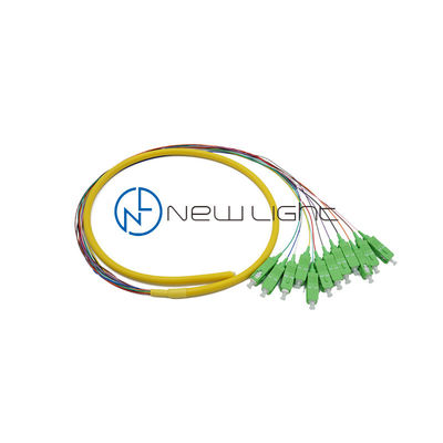 شراء أنبوب فضفاض متين من الألياف SC Fiber Pigtail 0.9mm لمجموعات الكابلات متعددة الألياف عالية الأداء online manufacture