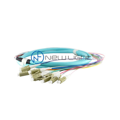 شراء SC / PC 0.9 مم 12 كور Om3 Om4 الألياف البصرية التصحيح الحبل online manufacture