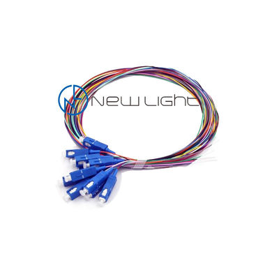 شراء 10G LC ST SC 12core فضفاض عازلة متعددة الألياف ضفيرة online manufacture