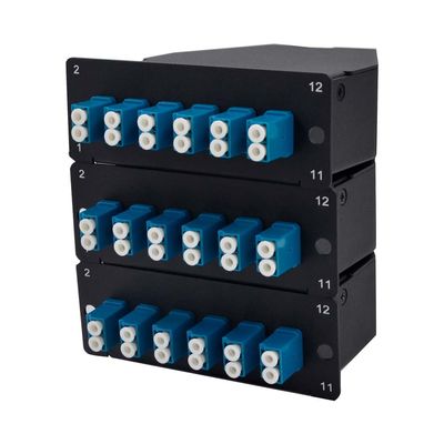 شراء MPO SC 24F Elite Fiber Optic Cassette PBT LGX Type B Multimode online manufacture