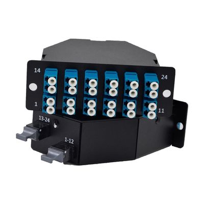 شراء وحدة كاسيت MTP ذات الخسارة المنخفضة 24 Fiber Array Elite لإدارة الألياف عالية الكثافة online manufacture