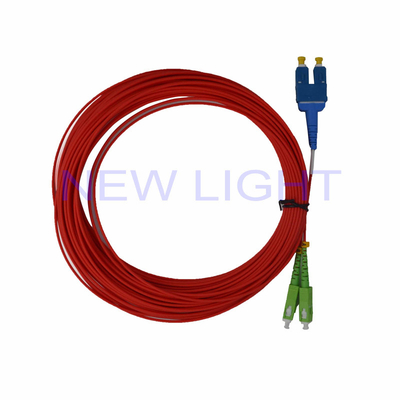 شراء SC / Lc إلى Lc كابل تصحيح الألياف البصرية متعدد الأوضاع مزدوج LSZH 3M حسب الطلب online manufacture