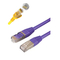 Cat6 Ethernet Network Patch Cable الموصلات النحاسية النقية 4P / 6P / 8P أقطار مختلفة