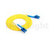 LC - LC Single Mode 9/125 Yellow PVC Fiber Fibre Cable Double / 2.0 mm