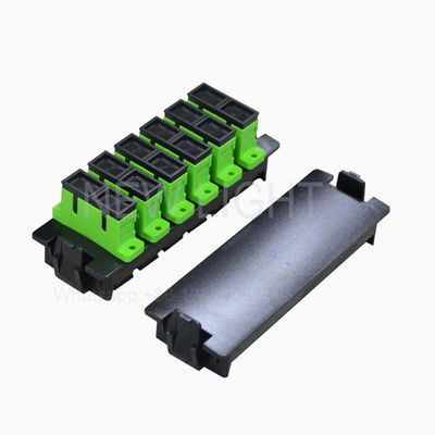 19 بوصة رف مثبت 24 النواة الألياف الضوئية لوحة التصحيح لمركز البيانات والاتصالات