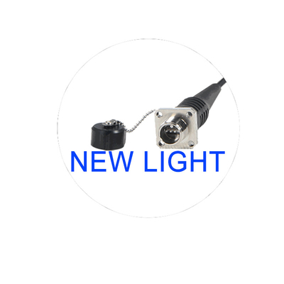 IP67 الصف العسكري للكابل الخارجي للألياف الصناعية نوع ODC وصلة إلى LC / UPC وضع واحد