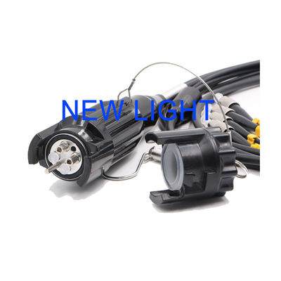 كابل توصيل ألياف بصرية 5.0 مم / 7.0 مم مع غلاف كابل TPU / PVC لمتانة تدوم طويلاً